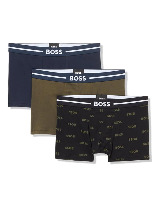 BOSS 3-Pack Multi Design Bold Logo Trunks