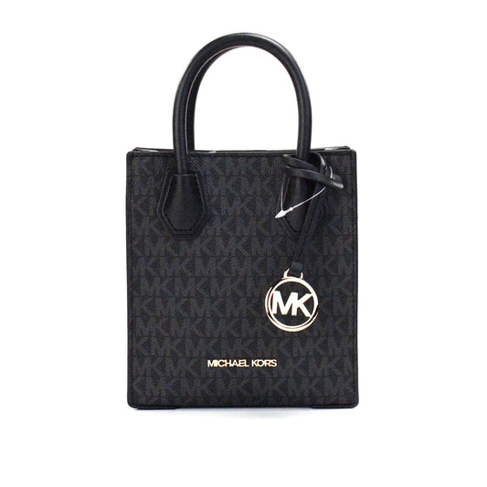 Michael Kors Mercer XS Black North South Crossbody Bag